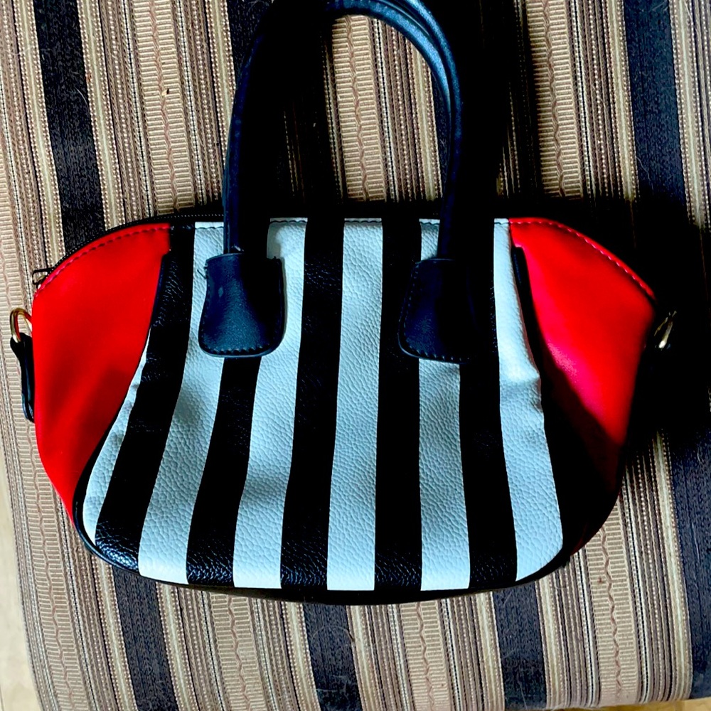Black white red